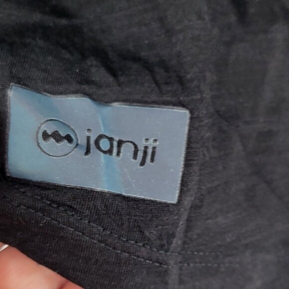 Janji Repeat Merino Long Sleeve Running Shirt Black Size Small - Picture 5 of 15